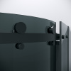 Душевой уголок Grossman Classic 301.K33.04.9090.21.10 90х90 стекло тонированное профиль черный без поддона